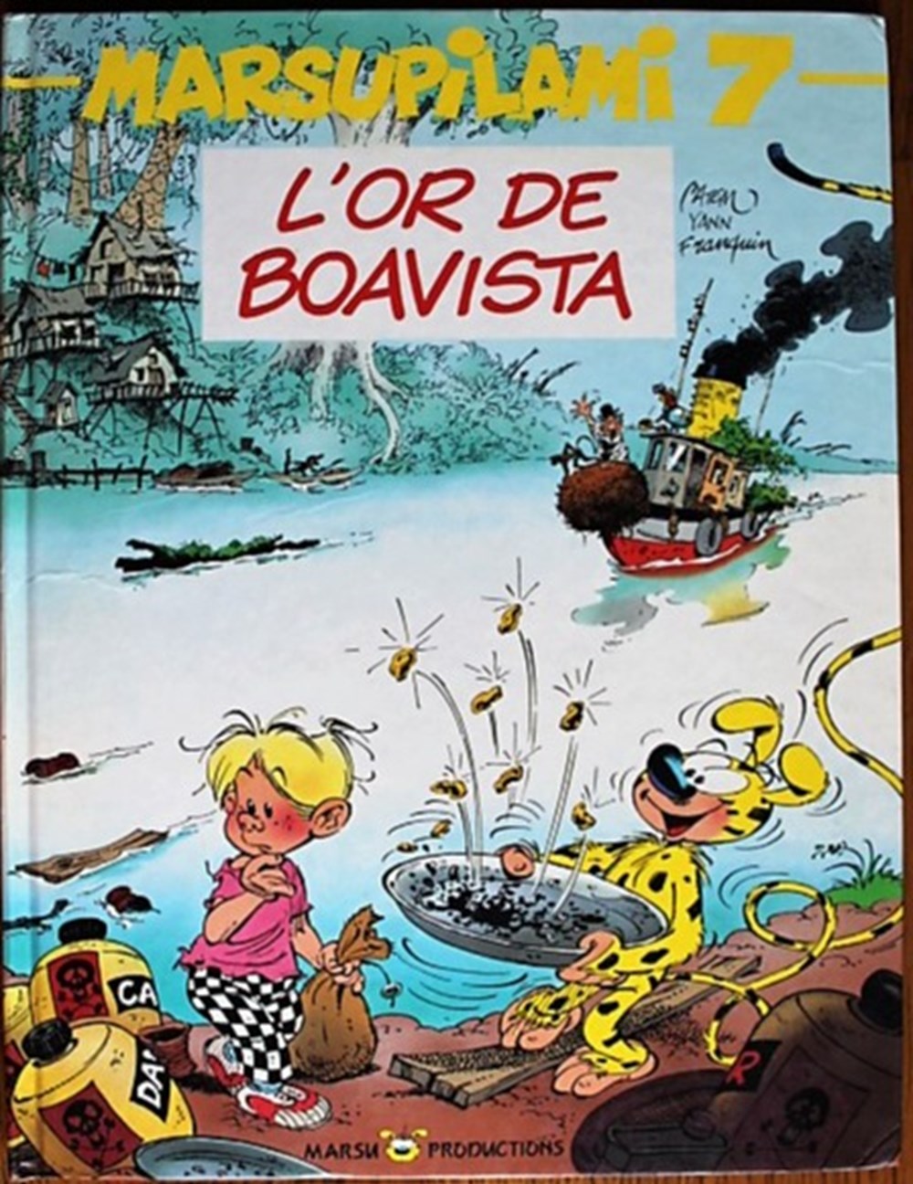 Marsupilami - 07 - L'or de Boavista - EO 1992 livres bd revues bandes dessinees marsupilami 07 or de boavista eo 1992