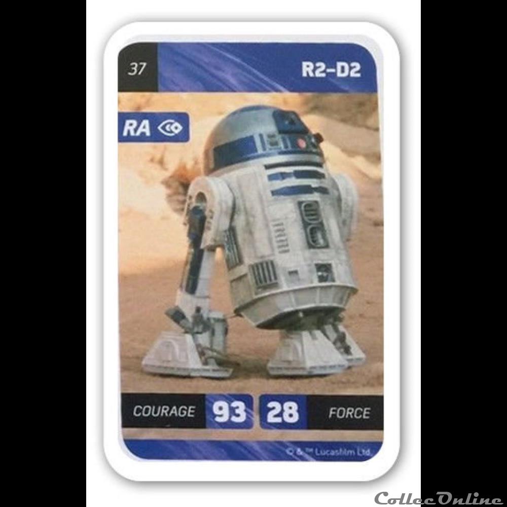 jeux jouet jeu de carte a collectionner 37 r2 d2