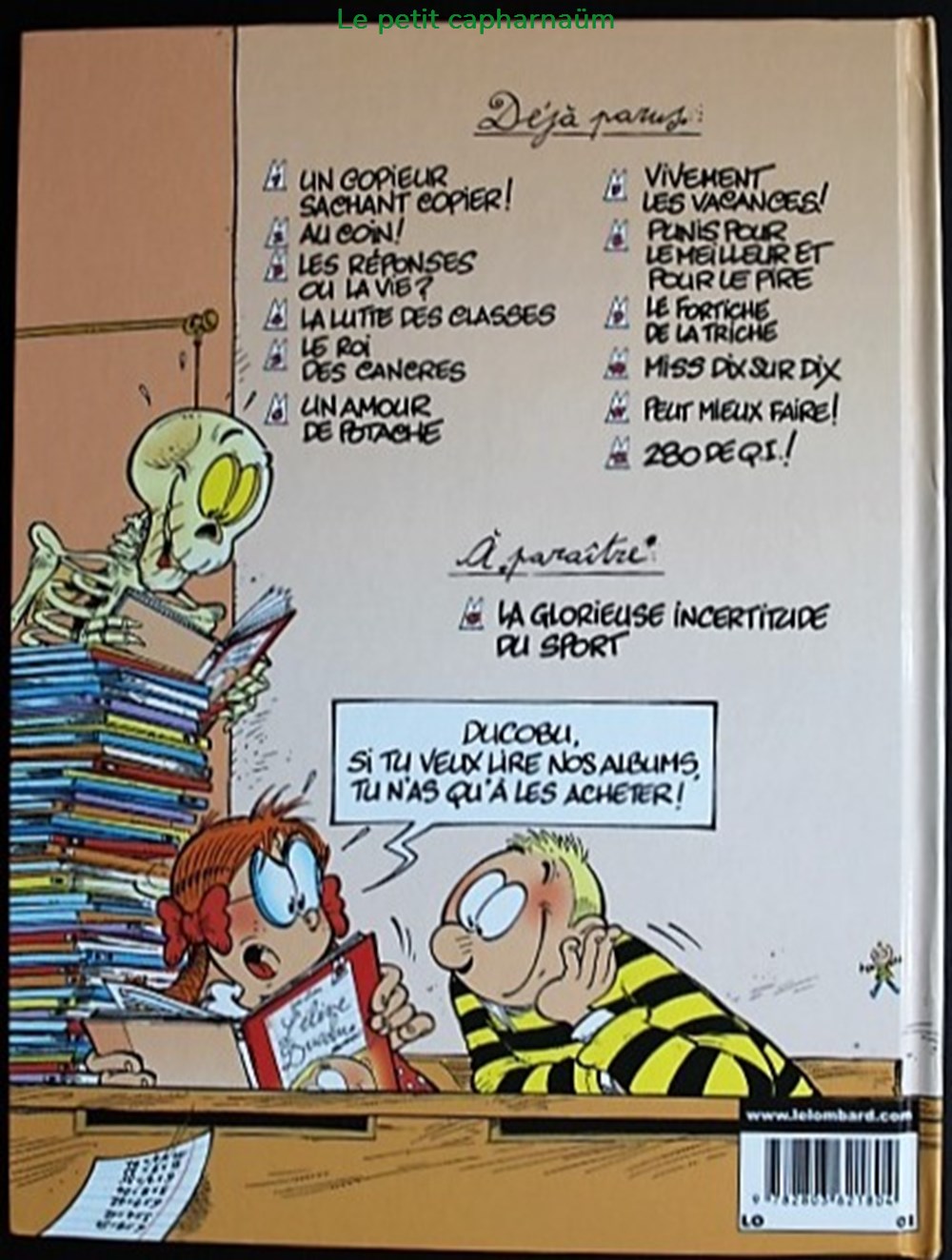 L'élève Ducobu - 12 - 280 de Q.I. ! - EO 2006 livres bd revues bandes dessinees l eleve ducobu 12 280 de q i eo 2006