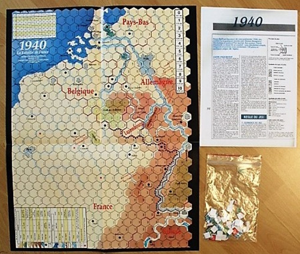 Casus Belli - Numéro 46 avec Wargame 1940 3 livres bd revues casus belli numero 46 avec wargame 1940