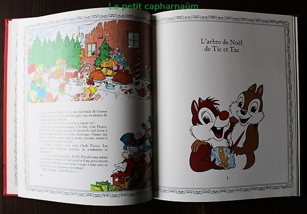 Livre illustré - Joyeux Noêl avec Walt Disney - Hachette 1987 2 livres bd revues bandes dessinees livre illustre joyeux noel avec walt disney hachette 1987