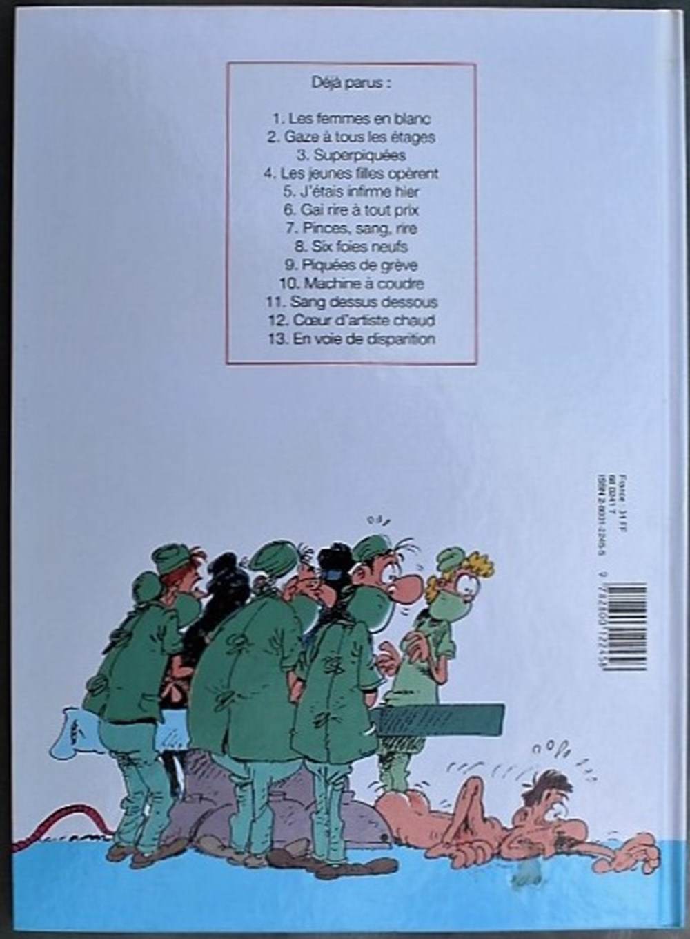 Les femmes en blanc - 07 - Pinces, sang, rires - Rééd. 1995 livres bd revues bandes dessinees les femmes en blanc 07 pinces sang rires reed 1995