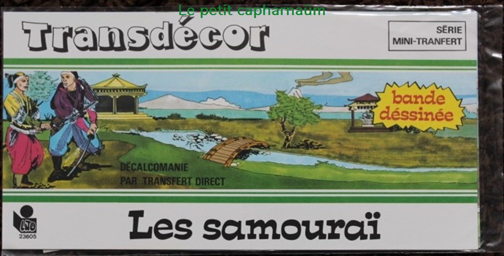 Décorama - Lito - Mini-Transfert - Samouraï (Les) divers decorations magnets autocollants decalcomanies decorama lito mini transfert samourai les