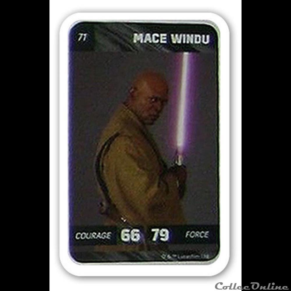 71 - Mace Vindu jeux jouet jeu de carte collectionner 71 mace vindu