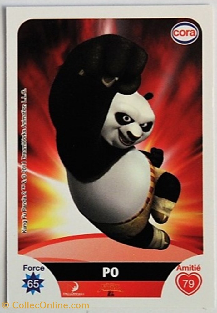 Dreamworks Cora 2011 - C059 - Kung Fu Panda - Po jeux jouets jeu de carte collectionner dreamworks cora 2011 c059 kung fu panda po