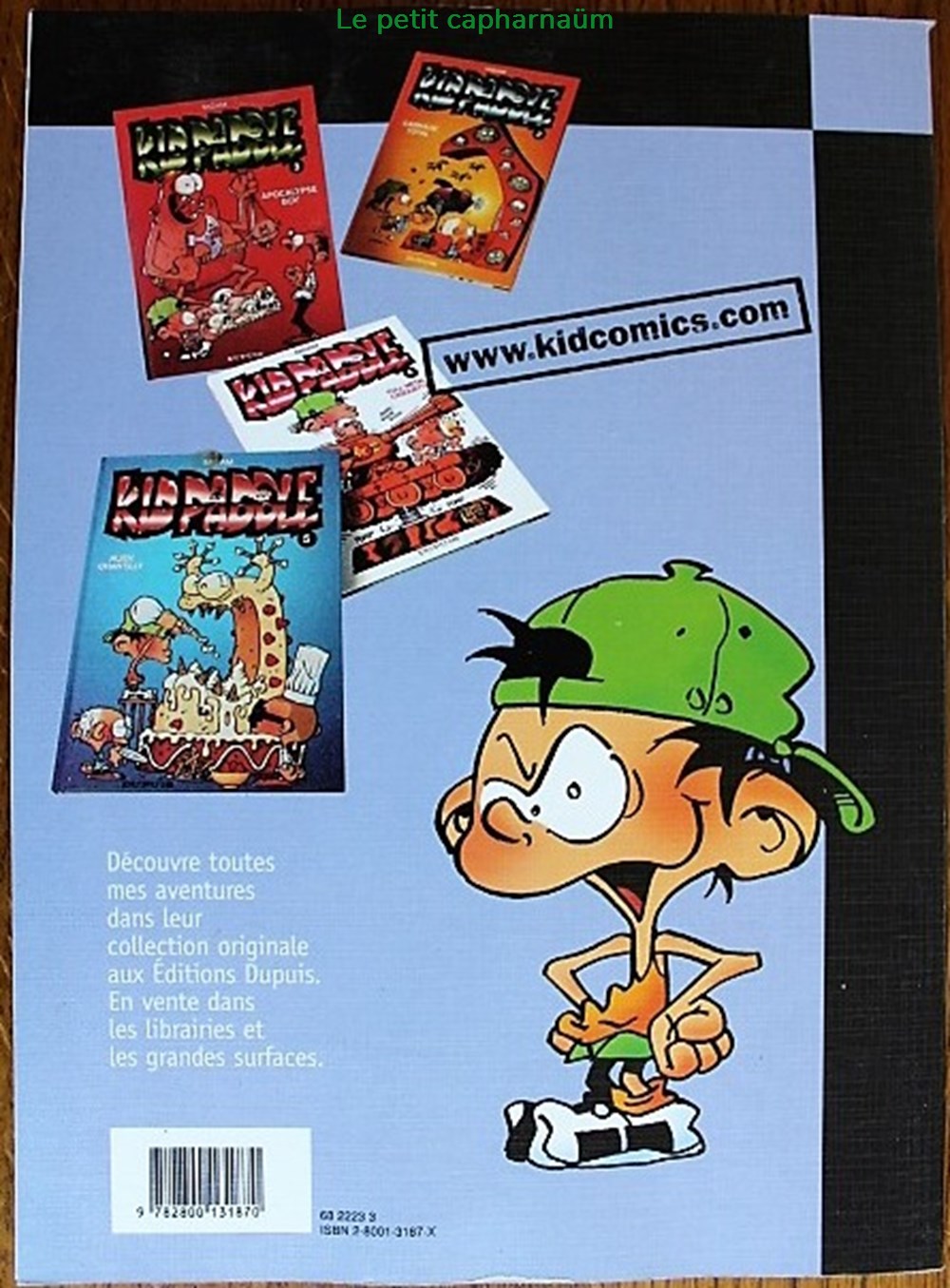 Kid Paddle - 01 - Jeux de vilains - Rééd. 2001 livres bd revues bandes dessinees kid paddle 01 jeux de vilains reed 2001