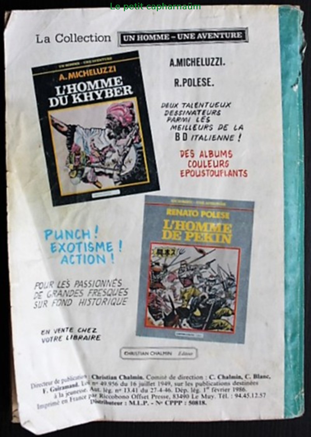 Pirates - 112 - Les partisans : Raid impossible - EO 1986 livres bd revues bandes dessinees pirates 112 les partisans raid impossible eo 1986