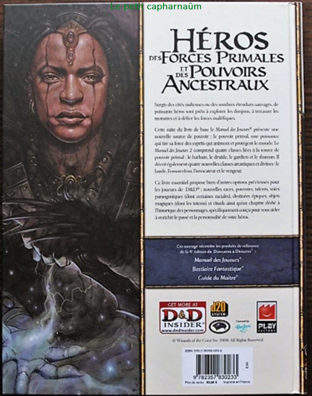 Jeu de rôle - D&D4 - Manuel des joueurs 2 jeux societe jouets roles jeu de role d d4 manuel des joueurs 2