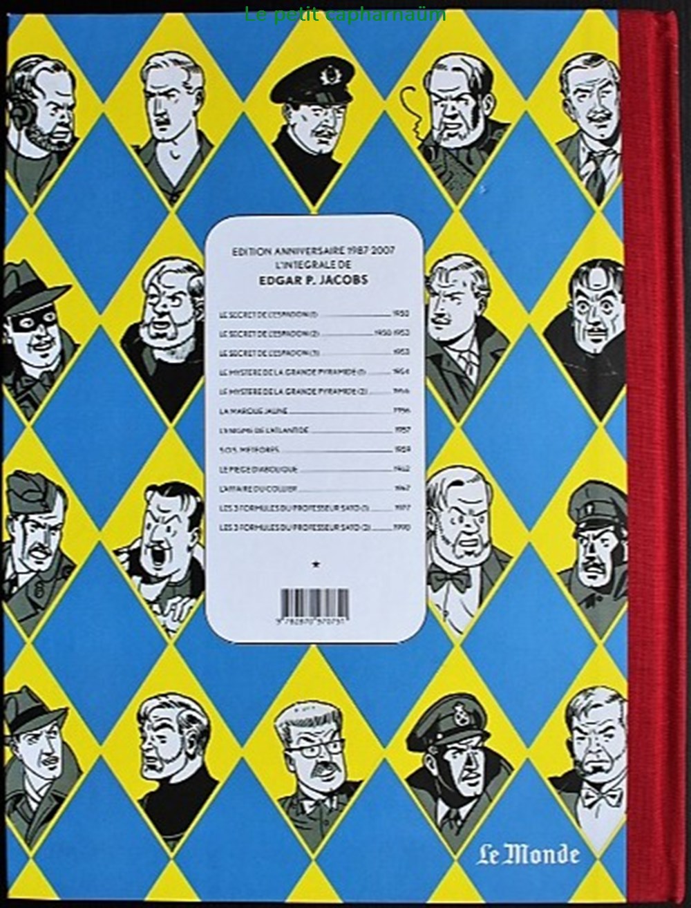 livres bd revues bandes dessinees blake et mortimer 01 le secret de espadon tome i reed 2007 le monde fac simile