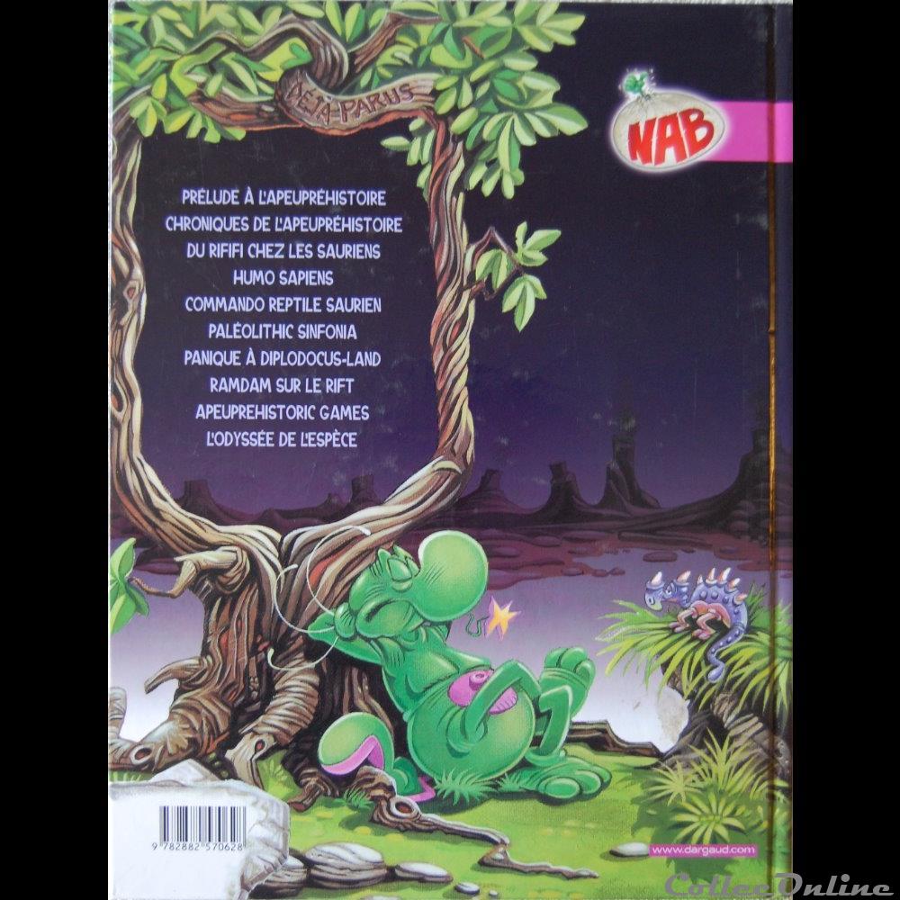 Nab - 10 - L'odyssée de l'espèce - EO 2001 livres bd revues bandes dessinees nab 10 odyssee de espece eo 2001