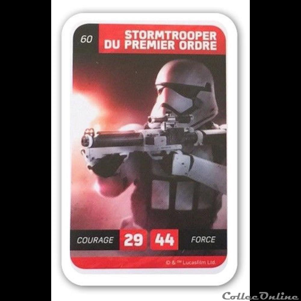 60 - Stormtrooper du premier ordre jeux jouet jeu de carte a collectionner 60 stormtrooper du premier ordre