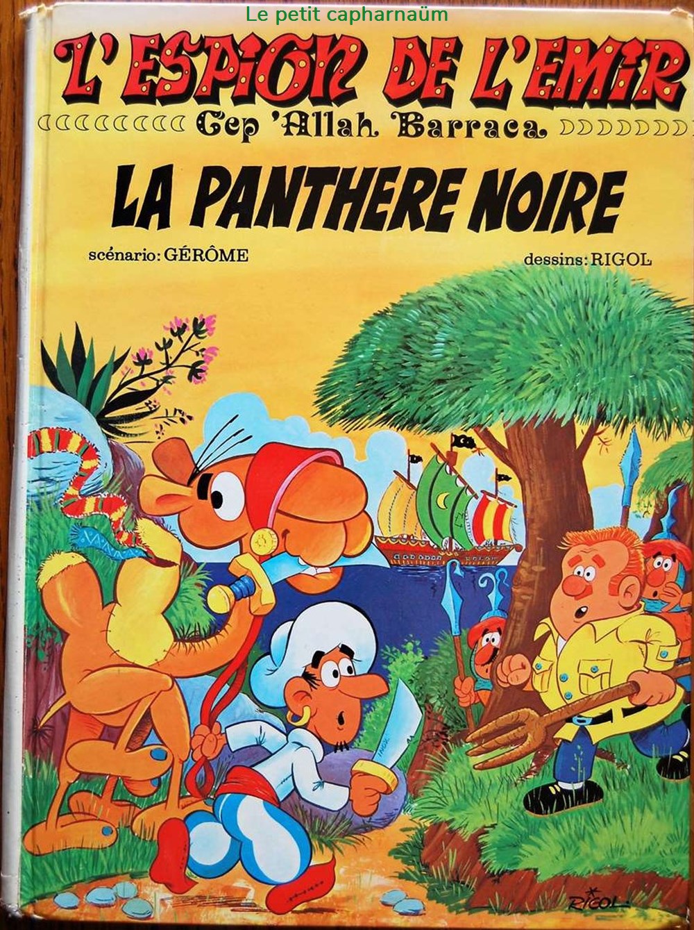L'espion de l'émir - 3 - La panthère noire - EO 1980 livres bd revues bandes dessinees l espion de emir 3 la panthere noire eo 1980
