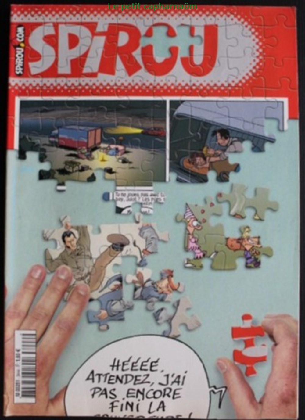 Spirou - 3444 - Couverture : Puzzle livres bd revues spirou 3444 couverture puzzle