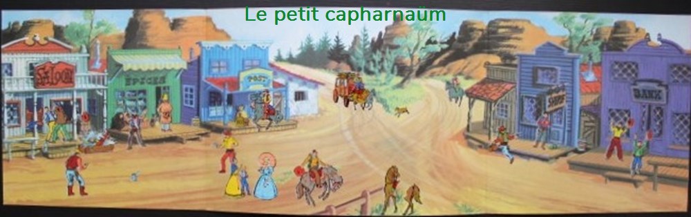 Décorama - Touret - Au far west 3 divers decorations magnets autocollants decalcomanies decorama touret au far west