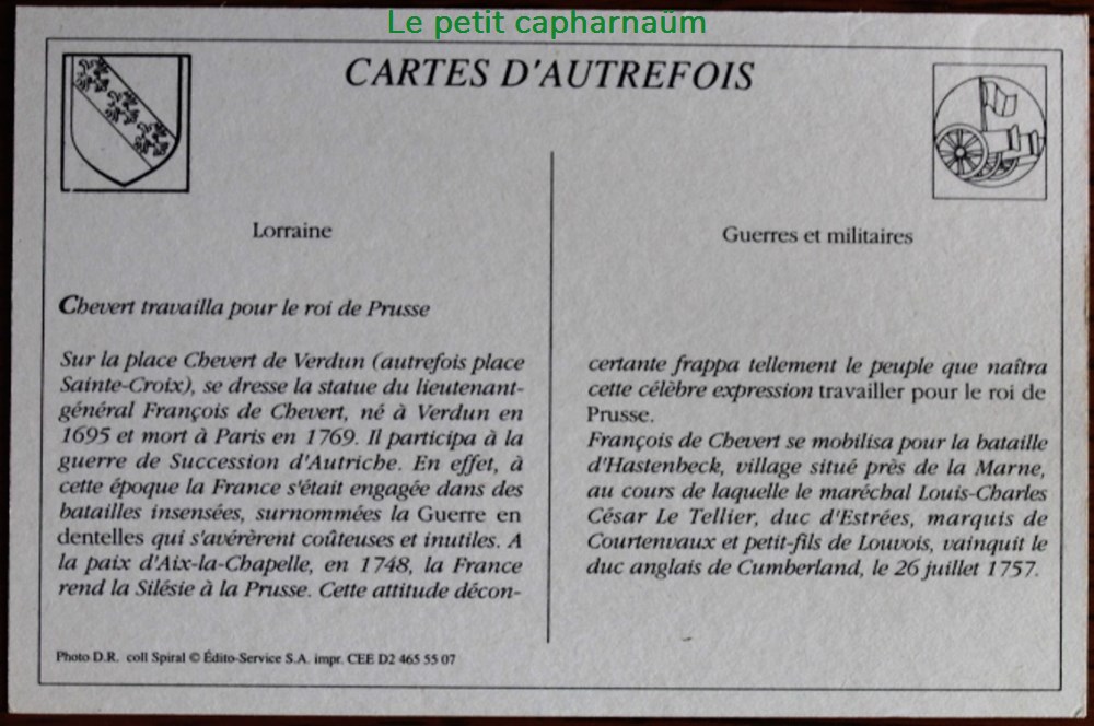 Verdun - 55 - Statue de Chevert cartes postales europe france verdun 55 statue de chevert