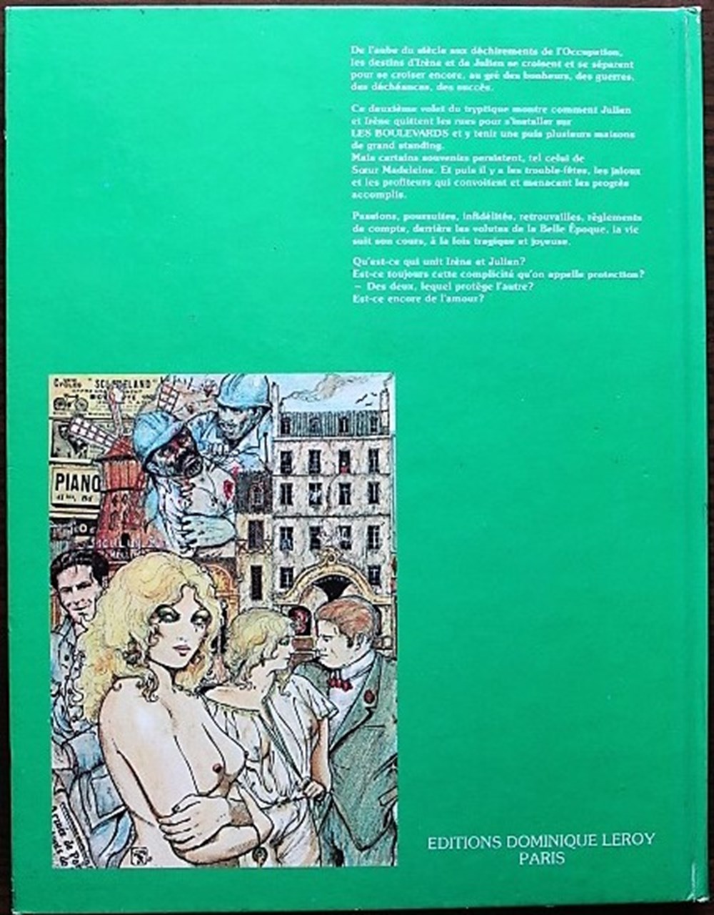 La croix ensanglantée - 02 - Les boulevards (1904-1918) - EO 1981 livres bd revues bandes dessinees la croix ensanglantee 02 les boulevards 1904 1918 eo 1981