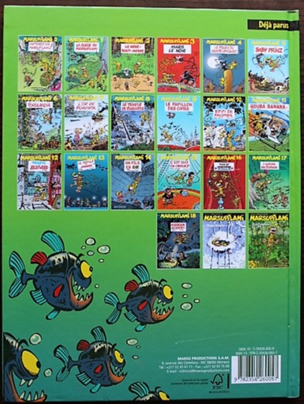 Marsupilami - 20 - Viva Palombia ! - EO 2007 livres bd revues bandes dessinees marsupilami 20 viva palombia eo 2007