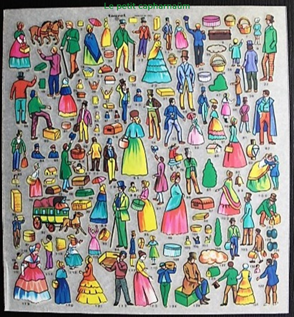 Décorama - Touret - Maxi - Les premiers chemins de fer 2 divers decorations magnets autocollants decalcomanies decorama touret maxi les premiers chemins de fer
