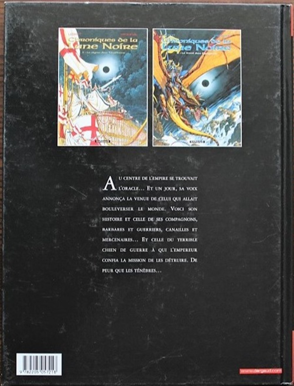 Chroniques de la lune noire - 01 + 02 - Le signe des ténèbres / Le vent des dragons livres bd revues bandes dessinees chroniques de la lune noire 01 02 le signe des tenebres le vent des dragons