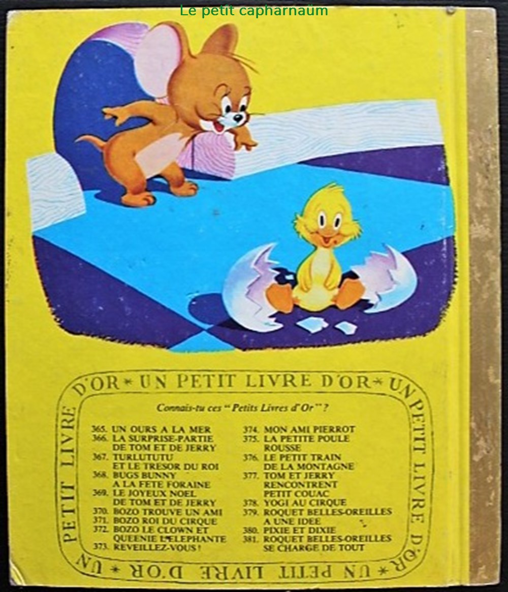 Tom & Jerry recontrent petit couac - Edition 2 coqs d'or 1980 livres bd revues tom jerry recontrent petit couac edition 2 coqs or 1980