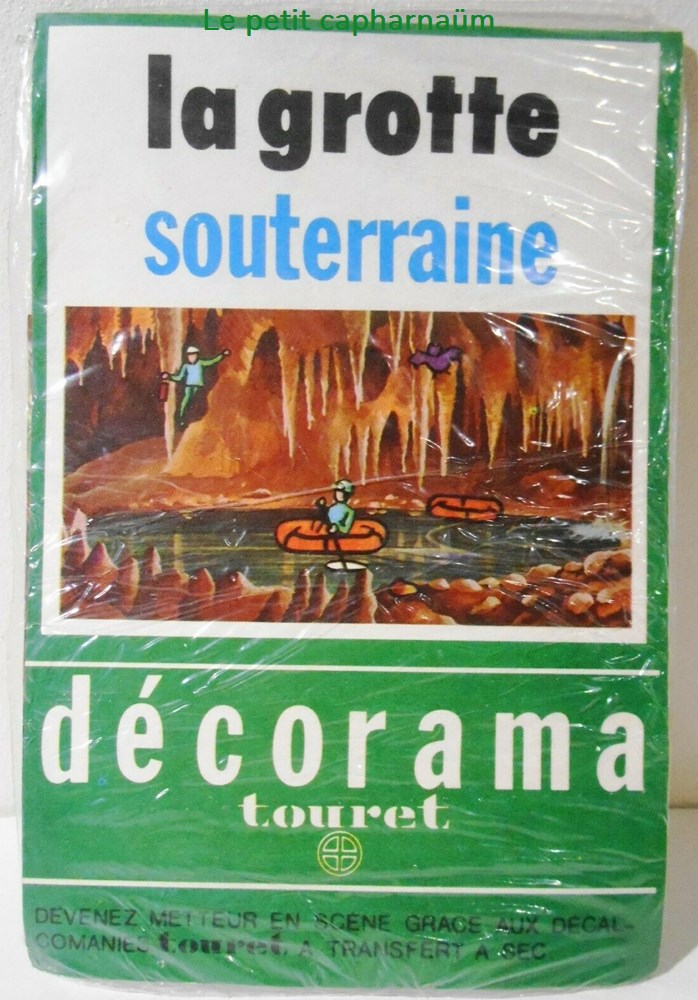 divers decorations magnets autocollants decalcomanies decorama touret la grotte souterraine