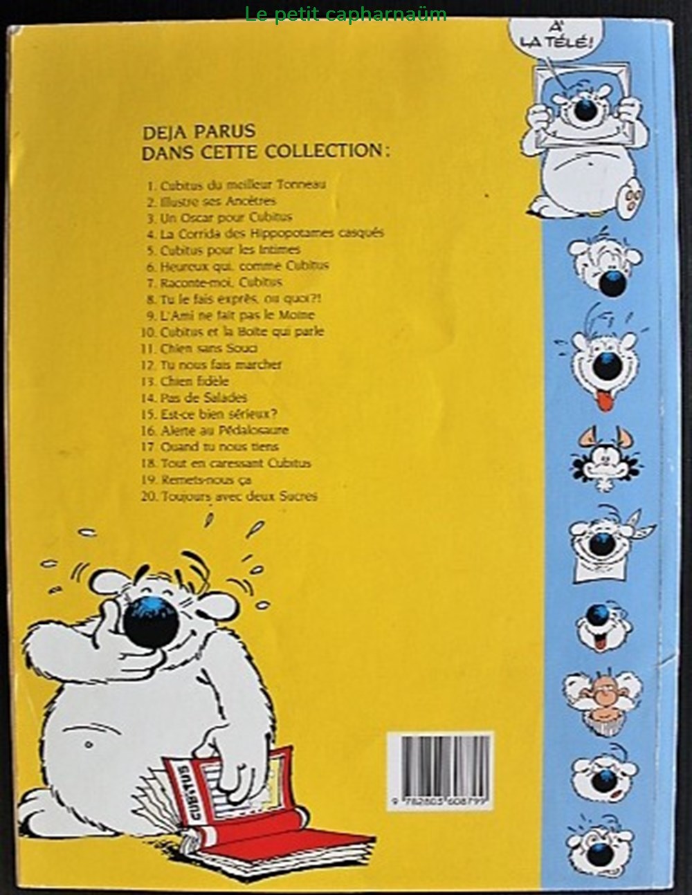 Cubitus - 14 - Pas de salades - Rééd. 1990 livres bd revues bandes dessinees cubitus 14 pas de salades reed 1990