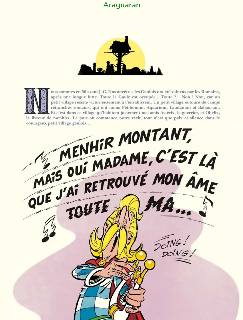 Album HS - Astérix - 31 - Le menhir d'or 2 livres bd revues bandes dessinees album hs asterix 31 le menhir or