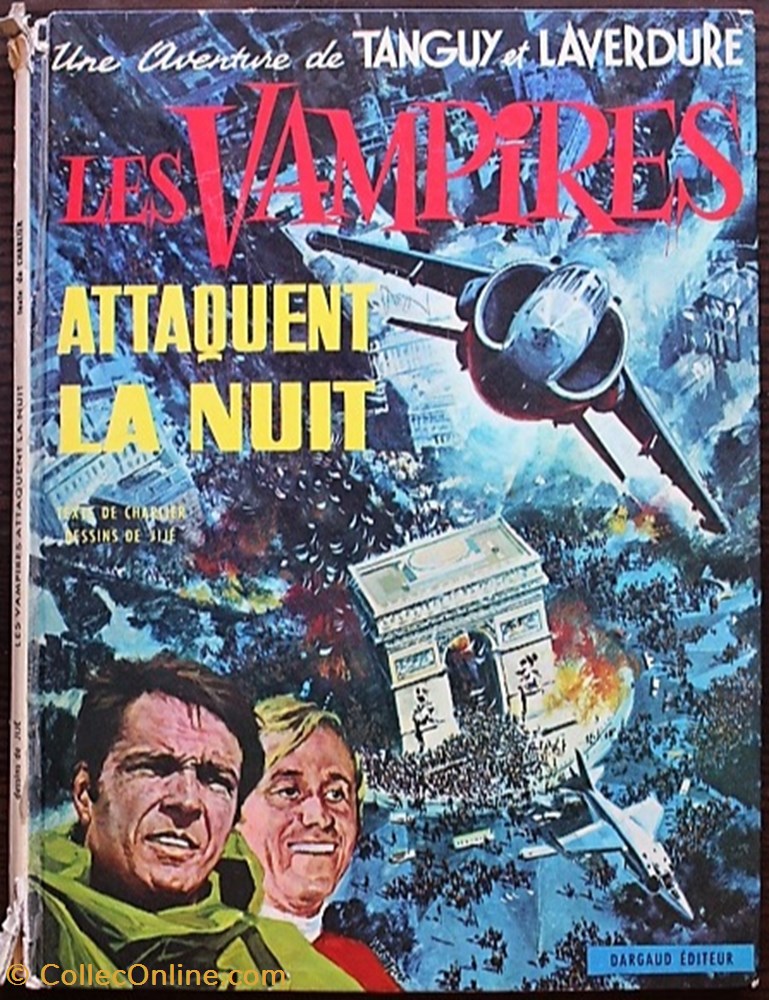 Tanguy et Laverdure - 15 - Les vampires attaquent la nuit - EO 1971 livres bd revues bandes dessinees tanguy et laverdure 15 les vampires attaquent la nuit eo 1971
