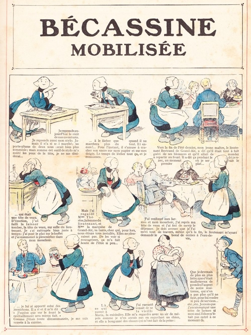 livres bd revues bandes dessinees album becassine 04 becassine mobilisee