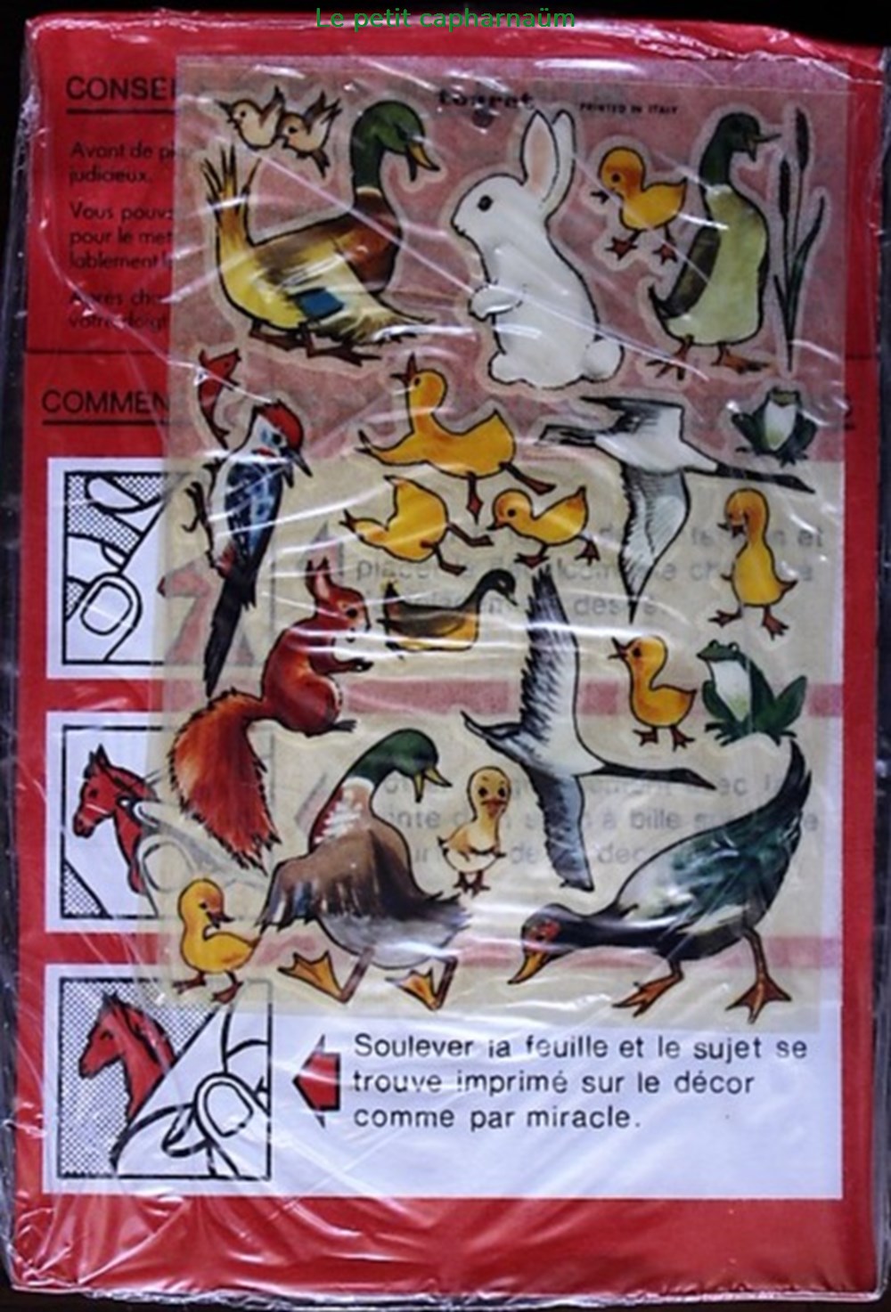 Décorama - Touret - Le vilain petit canard 2 divers decorations magnets autocollants decalcomanies decorama touret le vilain petit canard