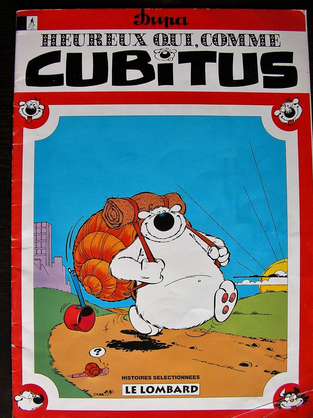 Cubitus - 06 - Heureux qui comme Cubitus - Rééd. Publicitaire Chamois d'or 1994 livres bd revues bandes dessinees cubitus 06 heureux qui comme cubitus reed publicitaire chamois or 1994