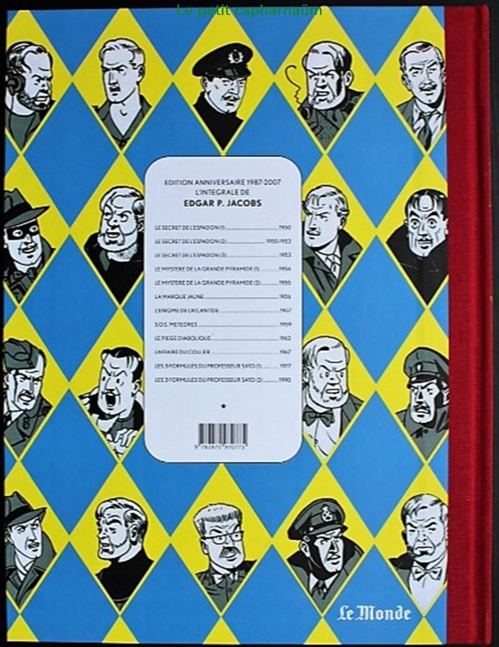 Blake et Mortimer - 03 - Le secret de l'espadon Tome III - Rééd. 2007 Le Monde Fac Similé livres bd revues bandes dessinees blake et mortimer 03 le secret de espadon tome iii reed 2007 le monde fac simile