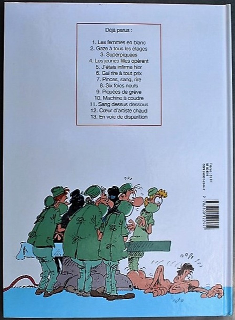 Les femmes en blanc - 04 - Les jeunes filles opèrent - Rééd. 1995 livres bd revues bandes dessinees les femmes en blanc 04 les jeunes filles operent reed 1995
