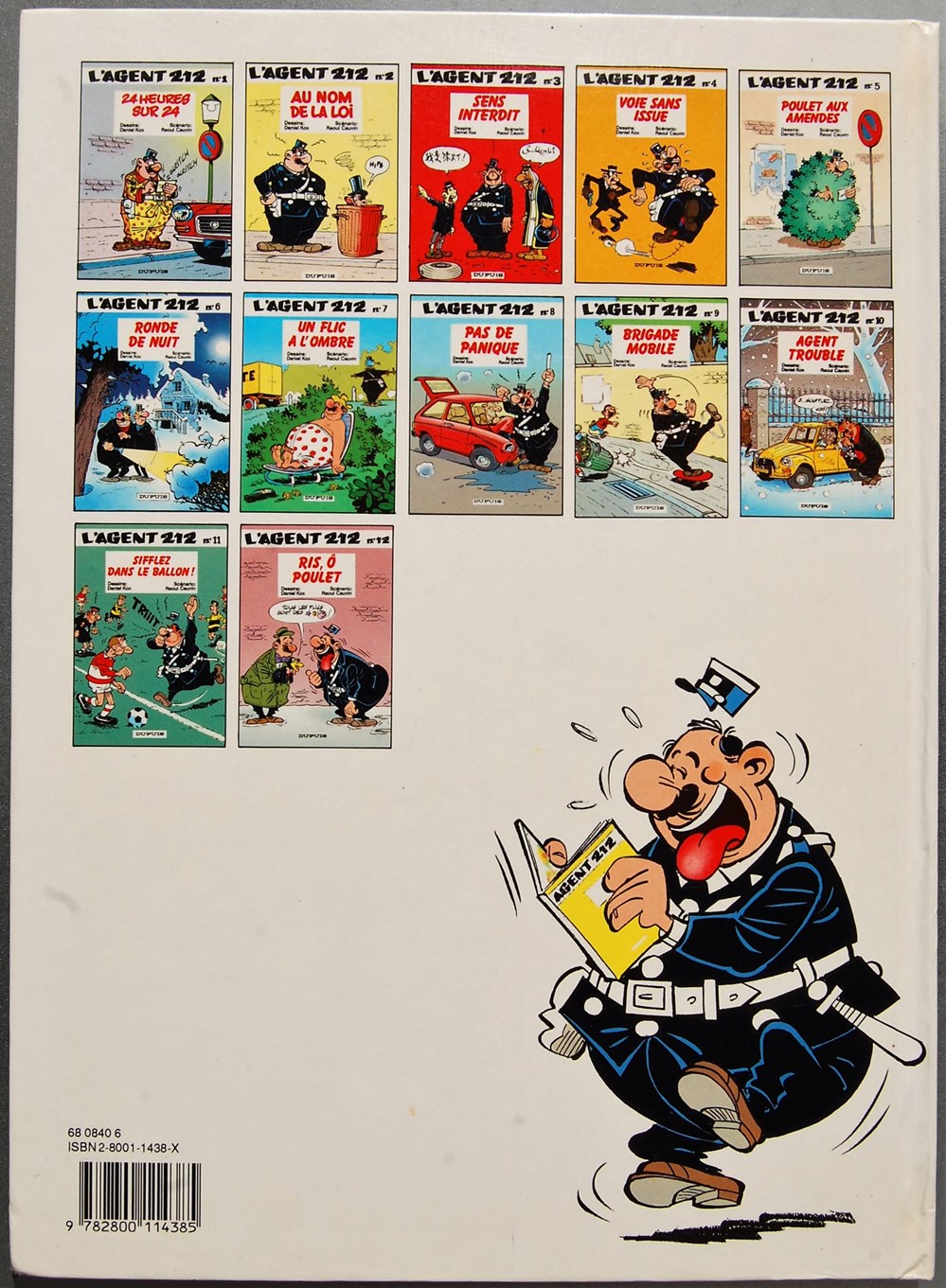 livres bd revues bandes dessinees l agent 212 07 un flic a ombre reed 1990