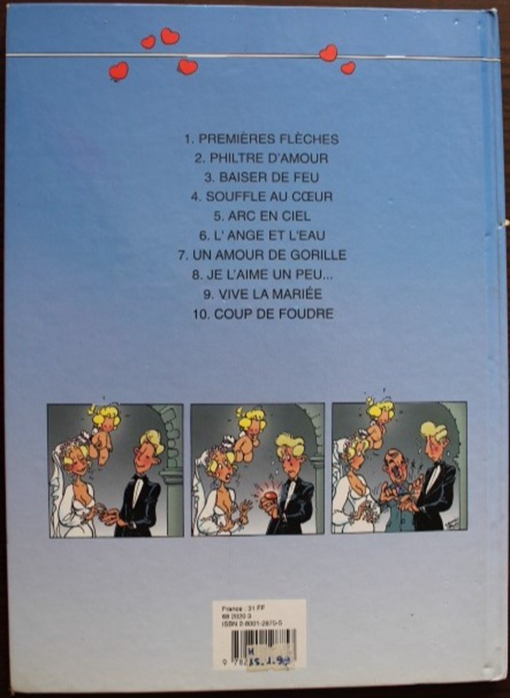 Cupidon - 09 - Vive la mariée - Rééd. 1998 livres bd revues bandes dessinees cupidon 09 vive la mariee reed 1998