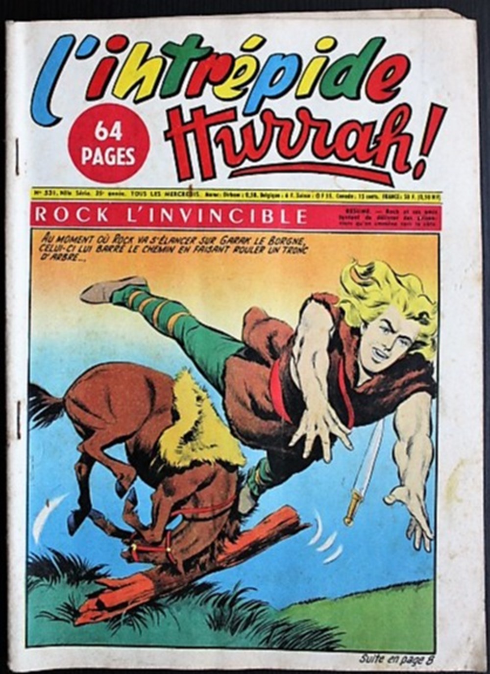 L'intrépide (2ème série) - N° 531 - 30 décembre 1959 livres bd revues vieux journaux l intrepide 2eme serie n 531 30 decembre 1959