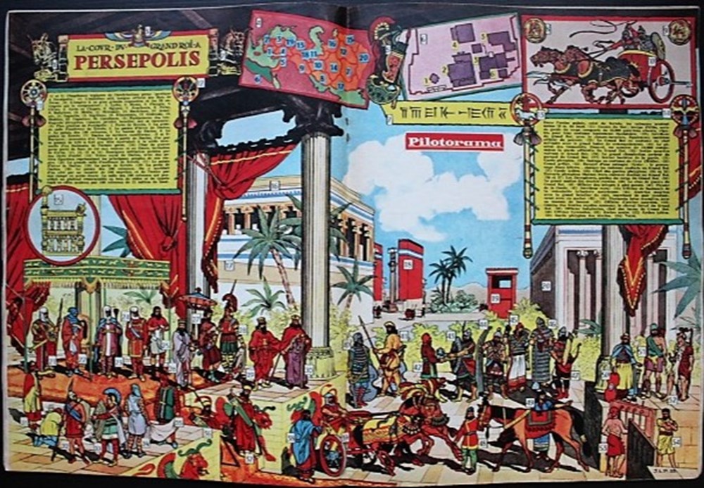 livres bd revues pilote n 243 18 juin 1964 pilotorama la cour du grand roi a persepolis