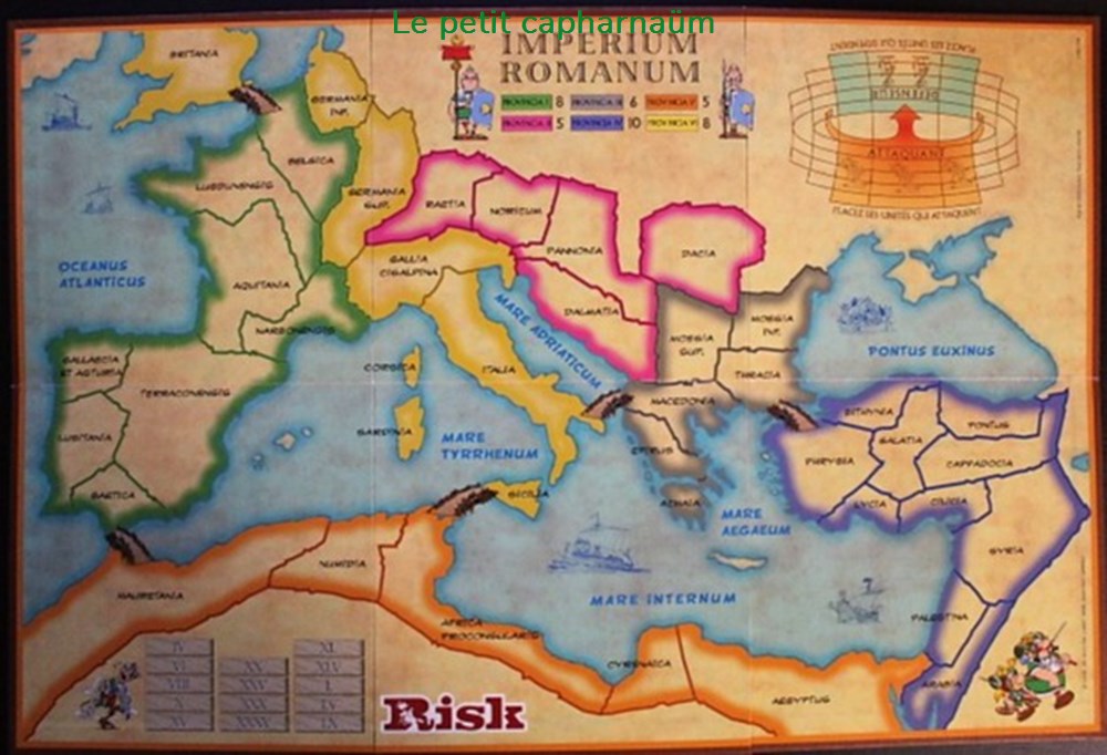 Jeu Atlas - Astérix - Risk 2 jeux de societe jouets plateau jeu atlas asterix risk