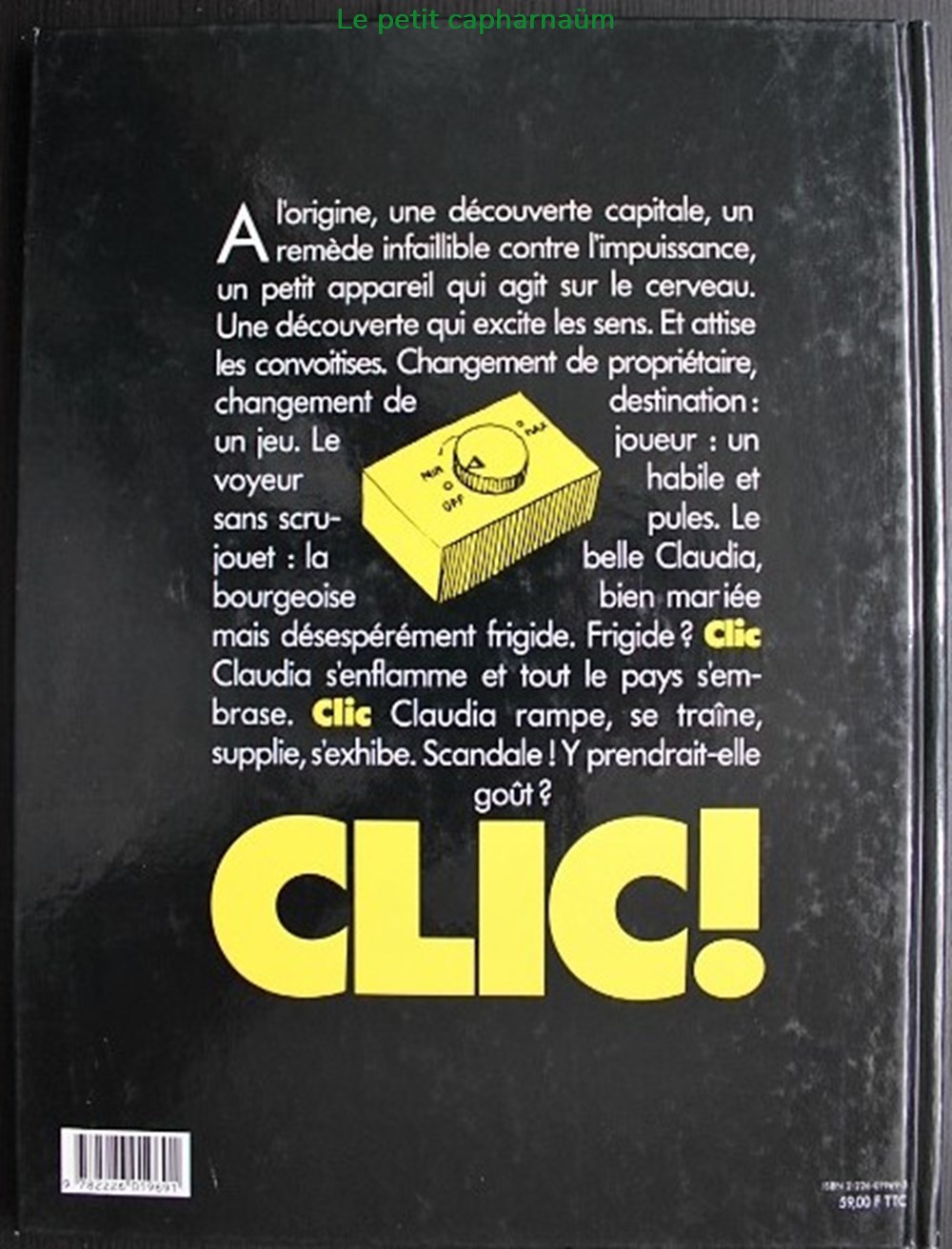 Le déclic - 01 - Une femme sous influence - Rééd. 1994 livres bd revues bandes dessinees le declic 01 une femme sous influence reed 1994