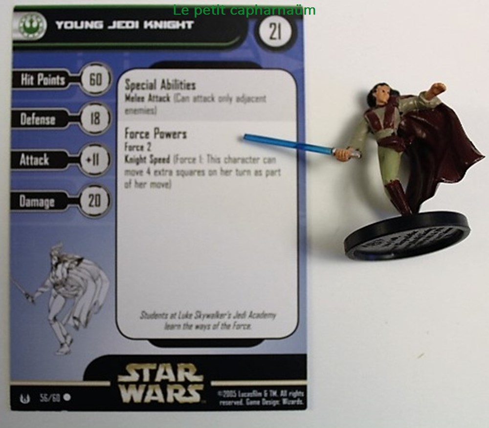04 Universe - 56/60 - Young Jedi Knight - Commune 3 figurines cinema star wars 04 universe 56 60 young jedi knight commune