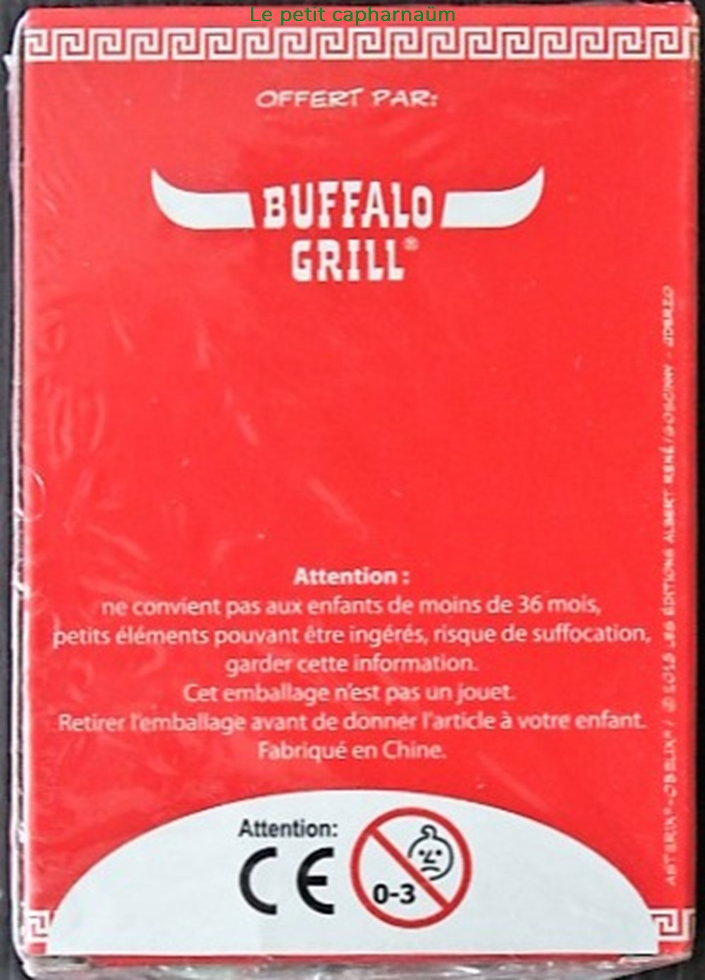 societe jouets jeu de cartes asterix asterix aux jeux olympiques quizz publicitaire buffalo grill 2016