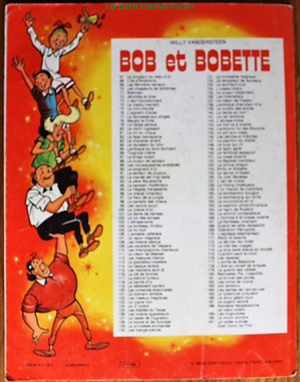 Bob et Bobette (3ème série) - 191 - La La vallée oubliée - EO 1982 livres bd revues bandes dessinees bob et bobette 3eme serie 191 la la vallee oubliee eo 1982