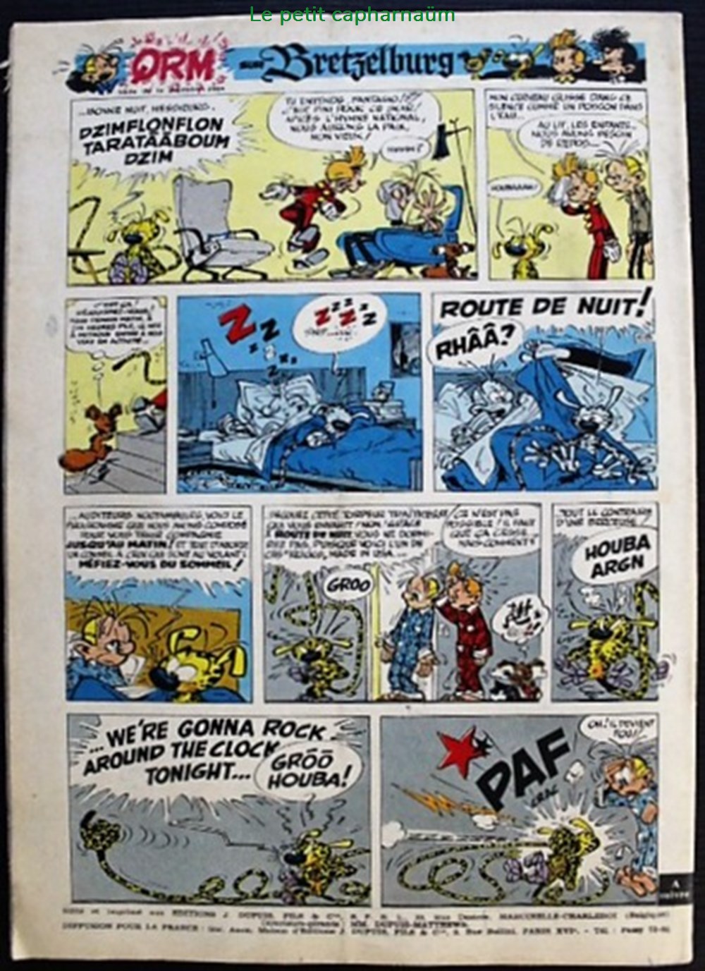 Spirou - 1210 livres bd revues spirou 1210