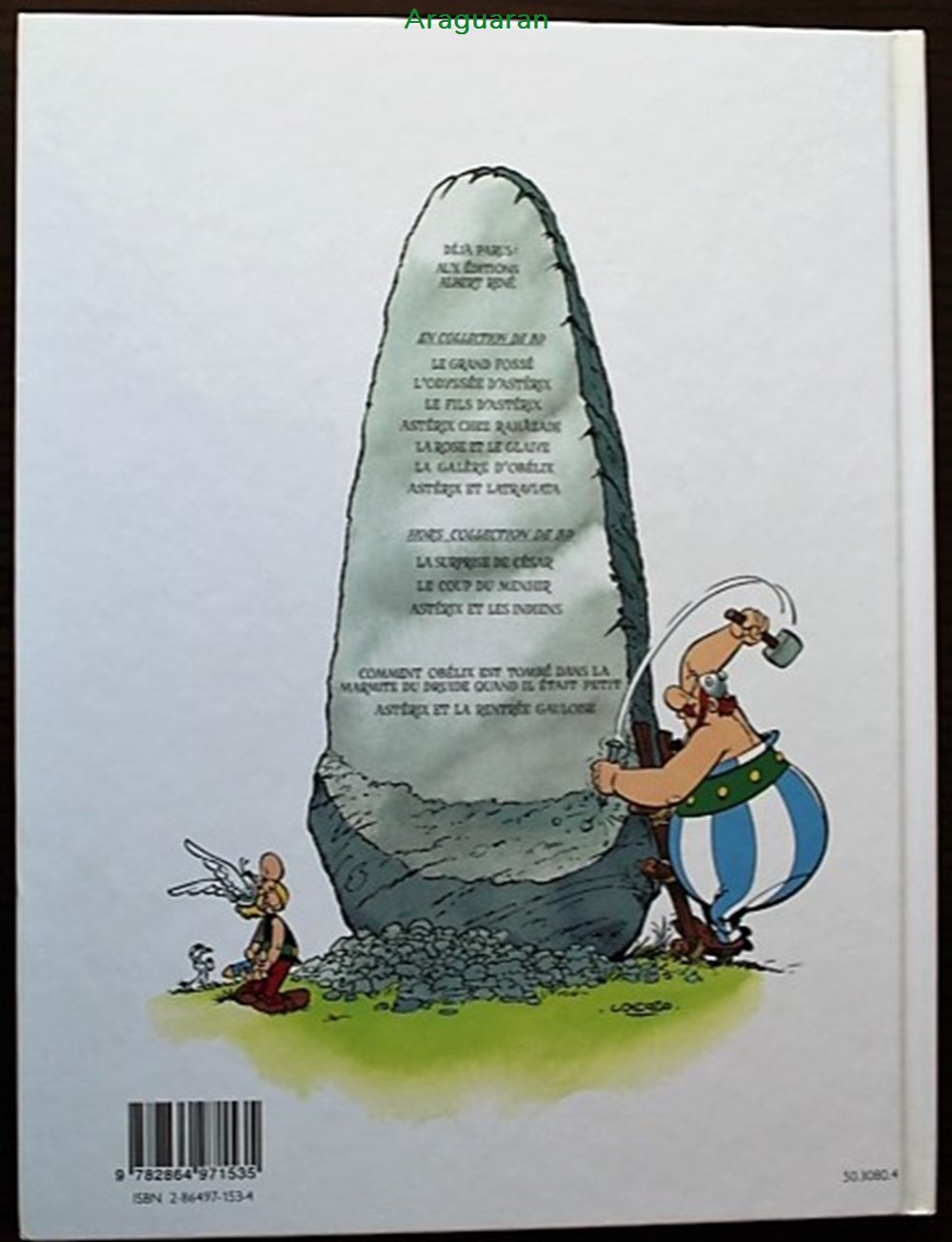 Album - Astérix - 32 - Astérix et la rentrée gauloise - Rééd. 2003 livres bd revues bandes dessinees album asterix 32 asterix et la rentree gauloise reed 2003