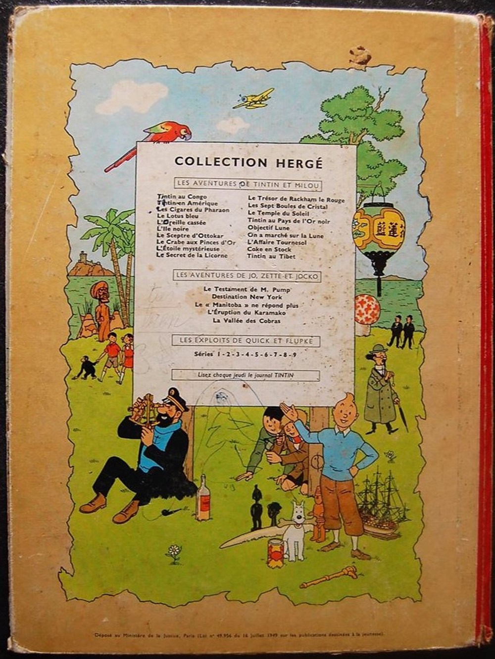 livres bd revues bandes dessinees tintin 10 etoile mysterieuse reed 1960 b29