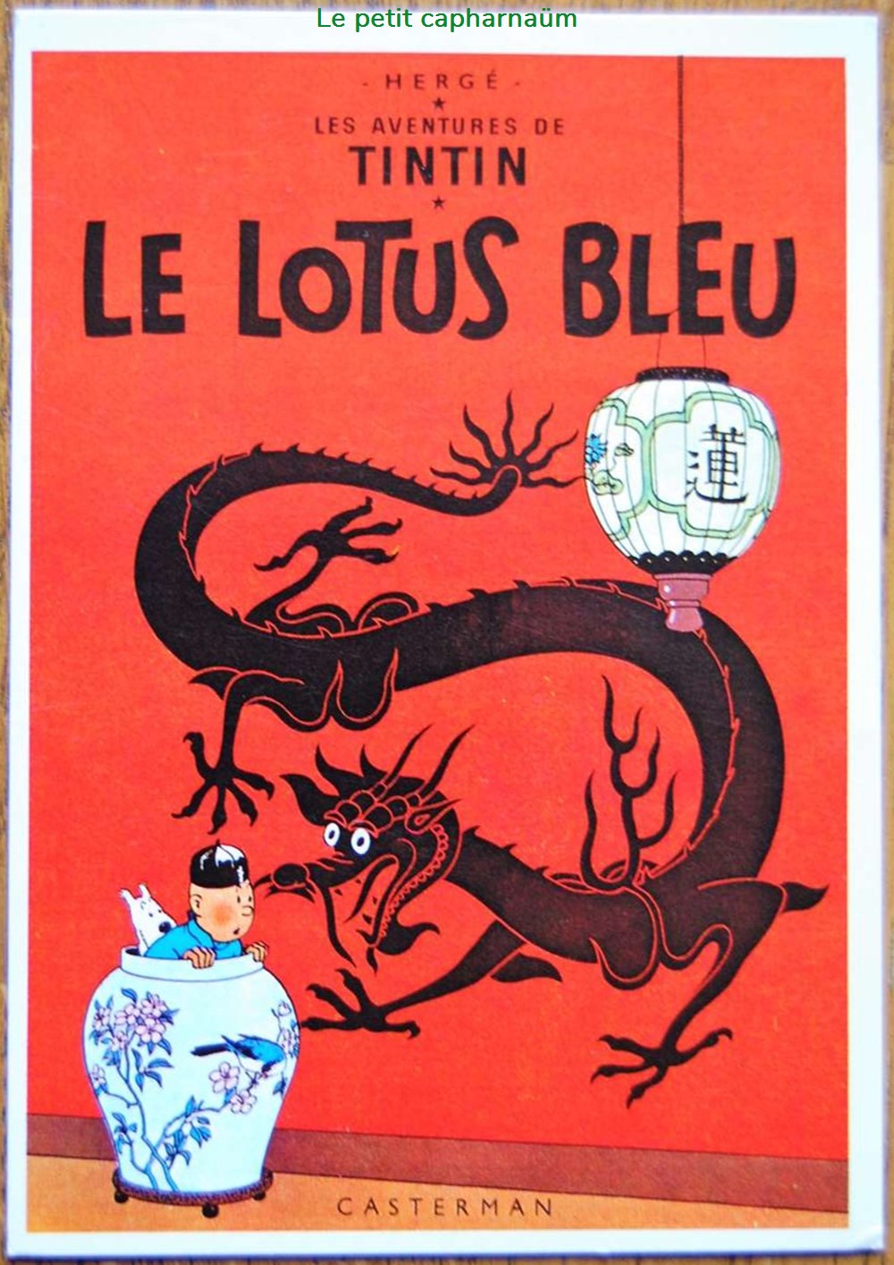 CPM - Tintin - Le Lotus bleu cartes postales bande dessinee cpm tintin le lotus bleu