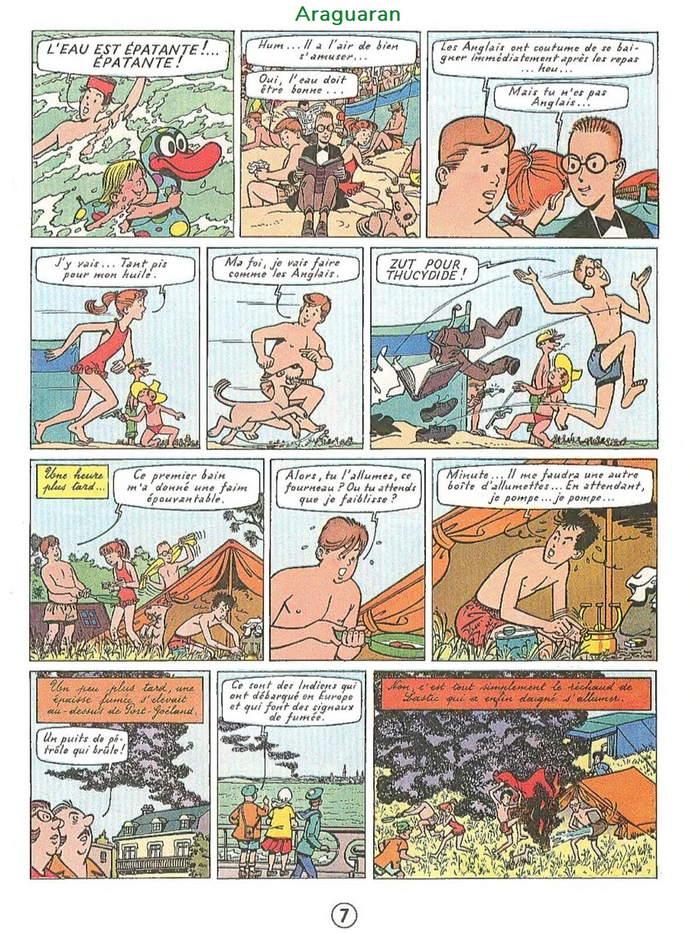 Album - 4 as (Les) - 01 - Les 4 as et le serpent de mer 8 livres bd revues bandes dessinees album 4 as les 01 les 4 as et le serpent de mer