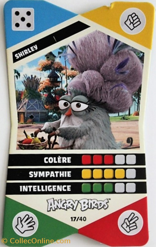 Angry Birds - C17 - Shirley jeux jouets jeu de carte collectionner angry birds c17 shirley