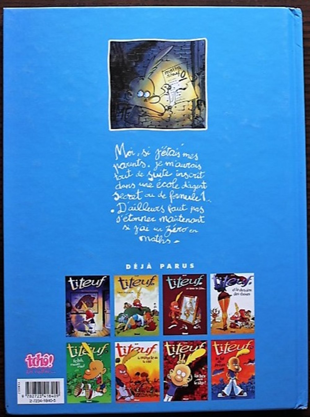 Titeuf - 04 - C'est pô juste - Rééd. 2003 livres bd revues bandes dessinees titeuf 04 est po juste reed 2003