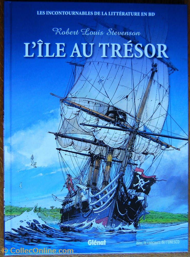 Les incontournables de la littérature en BD - 01 - L'île au trésor - EO 2010 livres revues bandes dessinees les incontournables de la litterature en bd 01 ile au tresor eo 2010